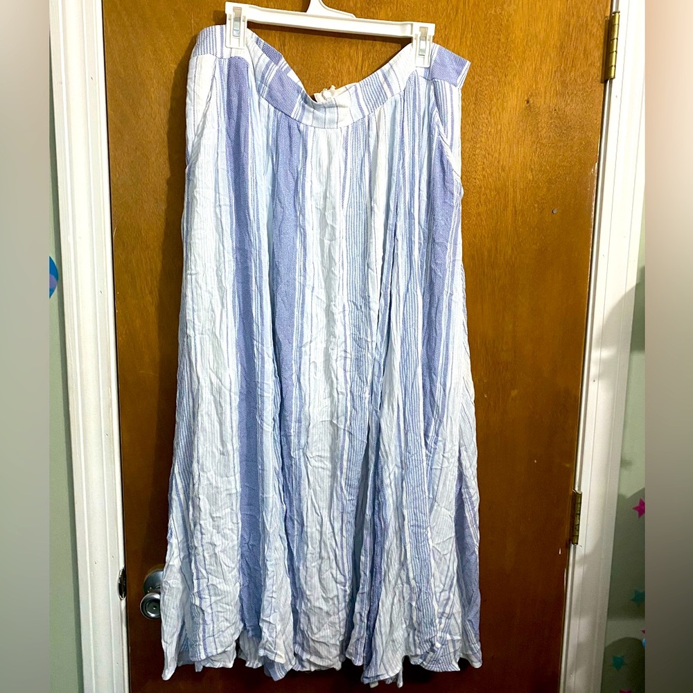 Torrid high waist vertical striped skirt